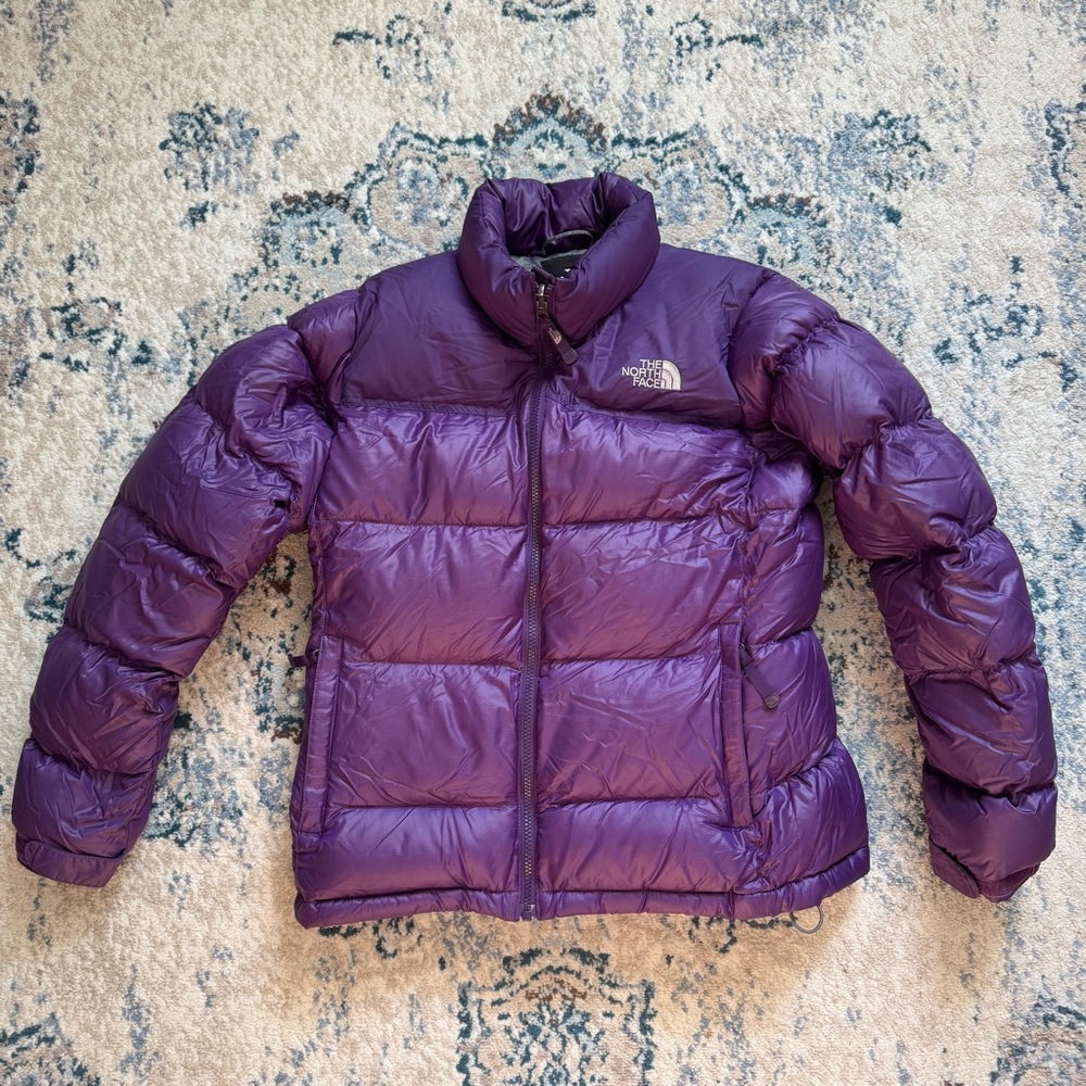 The North Face Purple Nupsi Puffer 700 Down Jacket Gorpcore, Size Small